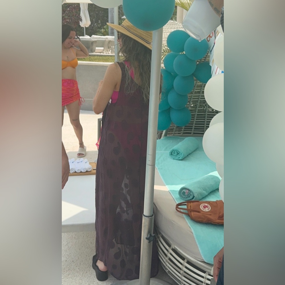 Sheer paisley‎ maxi dress - Picture 4 of 13